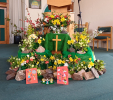 Easter flower display